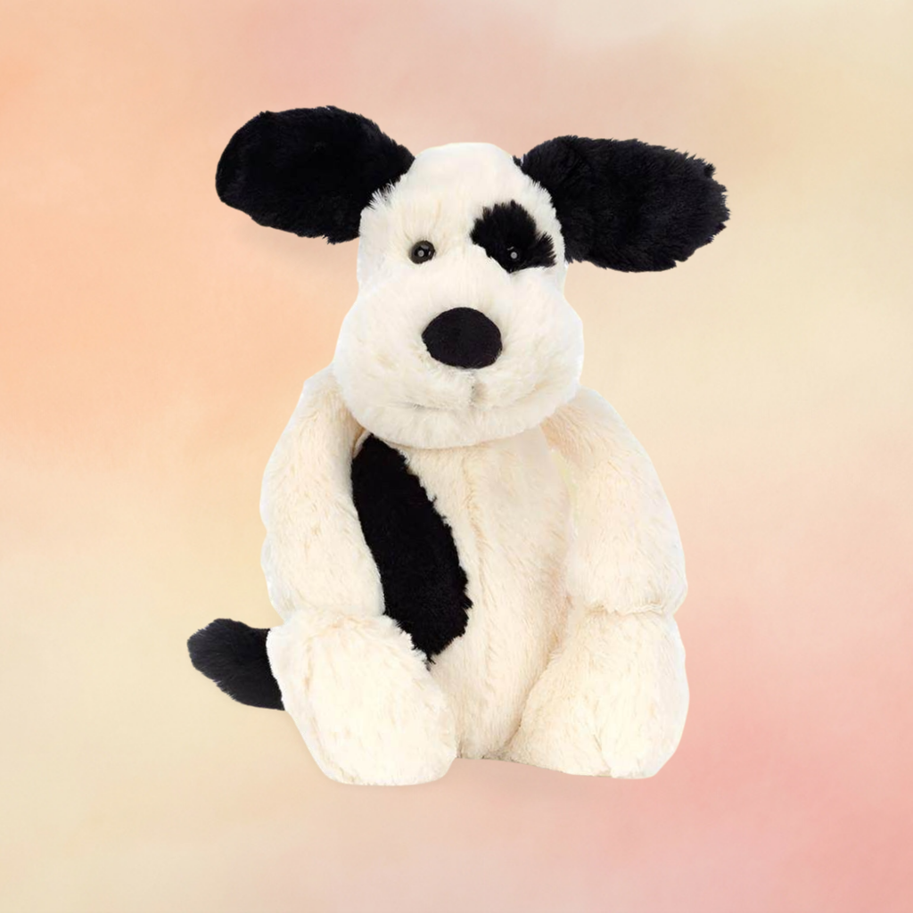 Bashful Black & Cream Puppy | Bashful Collection