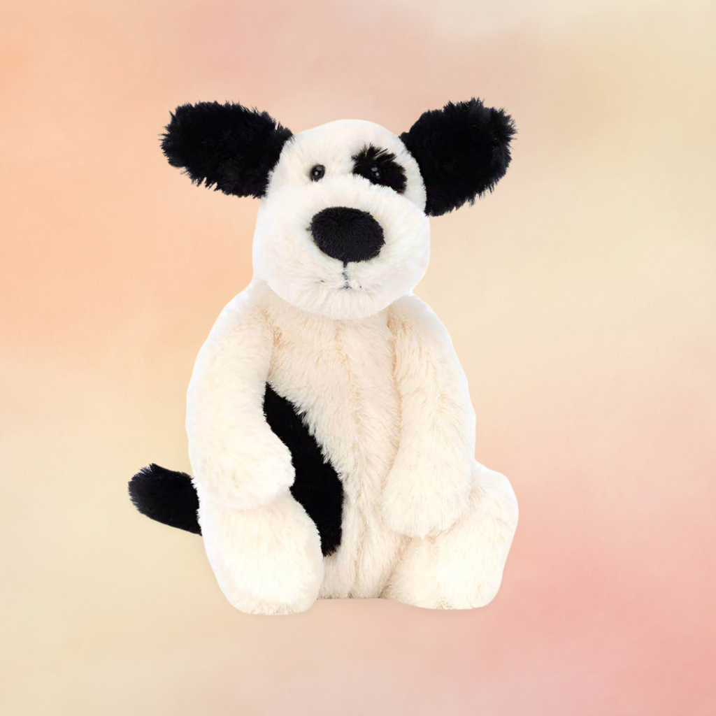 Bashful Black & Cream Puppy | Bashful Collection