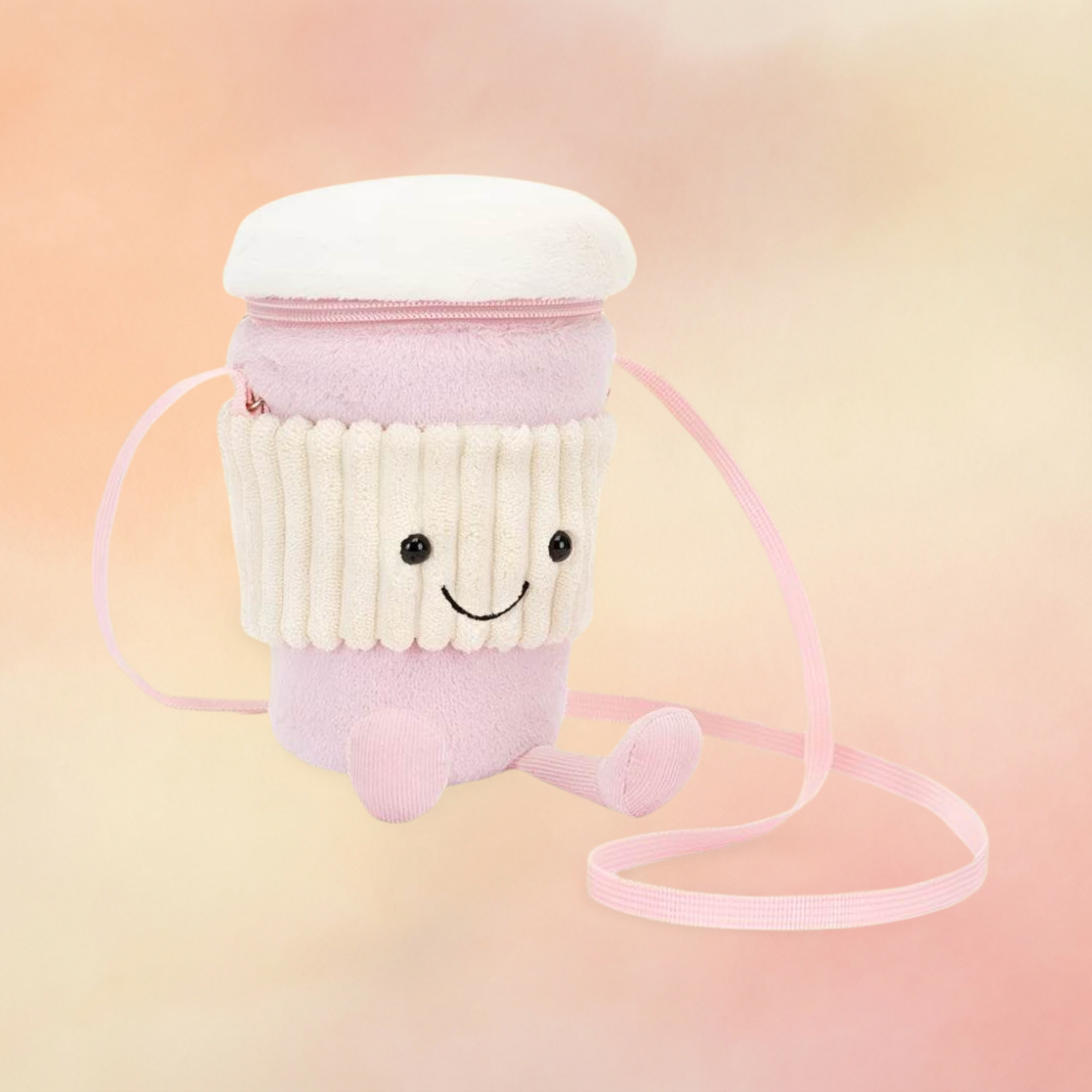 Amuseables Coffee-To-Go Pink Bag | Amuseables Collection