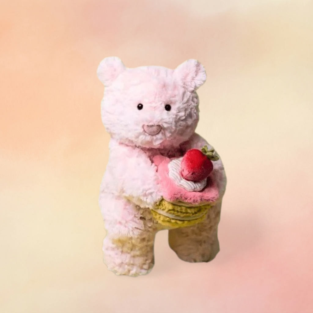 Leola Bear with Strawberry Cake | Bears Collection