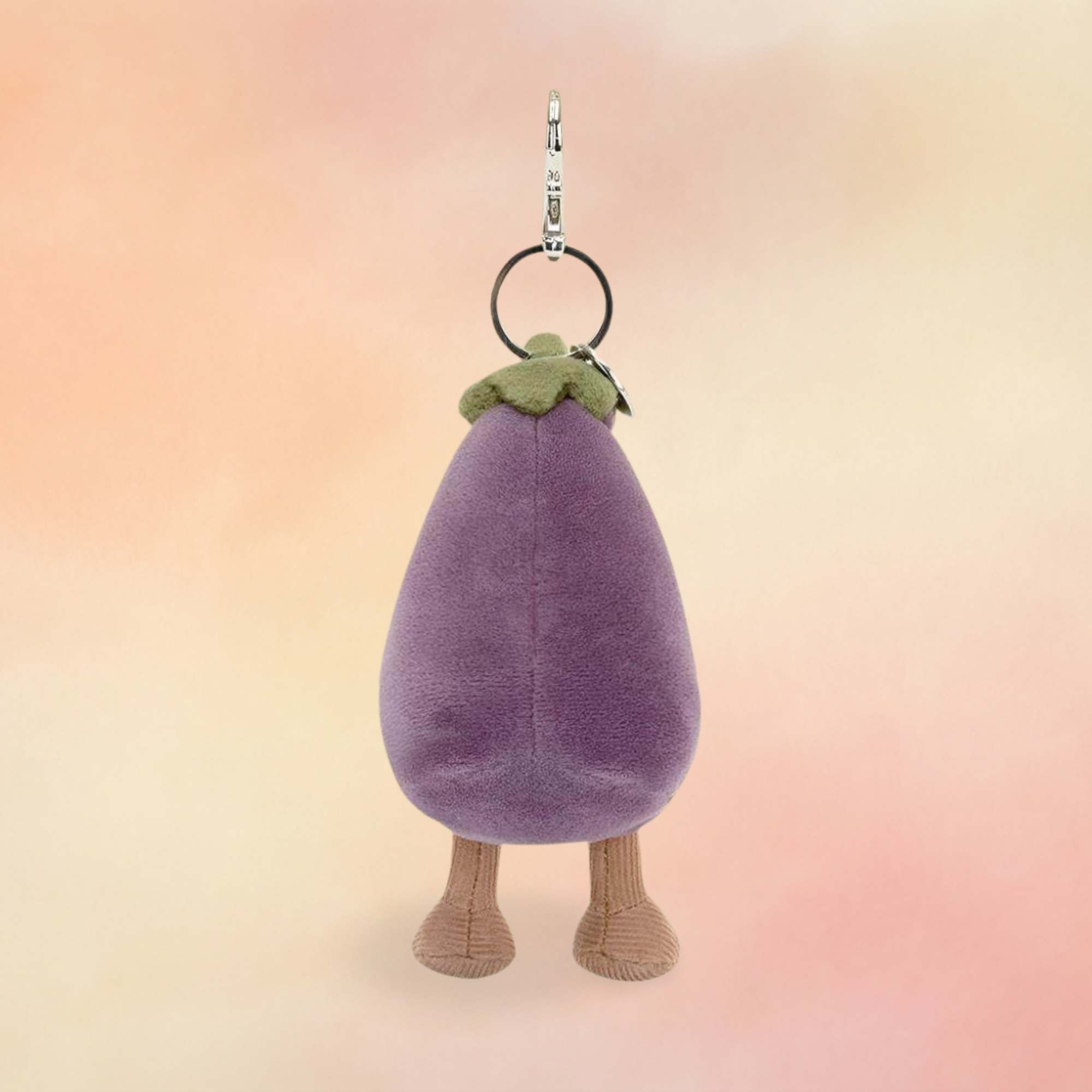 Vivacious Vegetable Aubergine Bag Charm | Amuseables Food & Drink